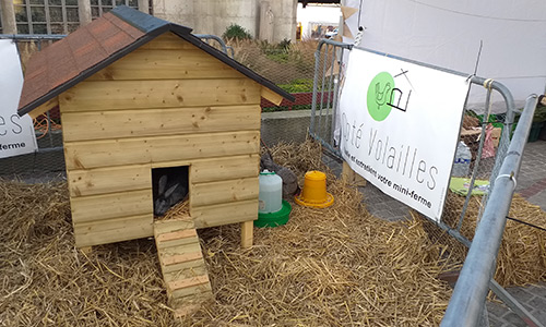 Installation Côté Volaille avec barrière 